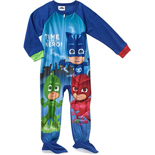 PJ Masks Toddler Boy Micro Fleece Footed PJ