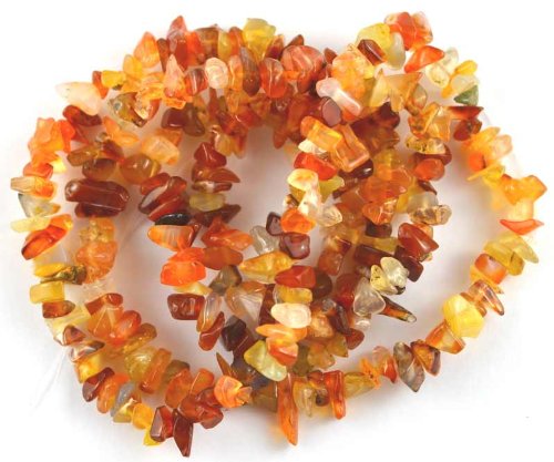 BAROQUE NUGGET CHIP NATURAL CARNELIAN 3X8-3X12MM GEMSTONE BEADS 36