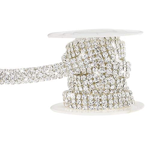 Algopix Similar Product 19 - SHINYTIME Rhinestone Trim Applique