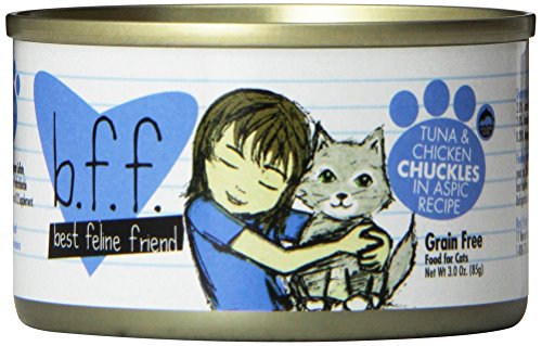 Best Feline Friend Cat Food, Tuna & Chicken Chuckles Recipe, 3-Ounce Cans (Pack of 12)