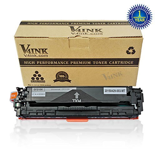 V4INK ® New Compatible 131A Toner Cartridge-Black (CF210A) for Laserjet Pro M251 M276 Toner Printers