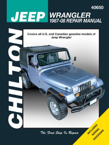 Jeep Wrangler 1987-2008 (Chilton's Total Car Care Repair Manuals) by Chilton