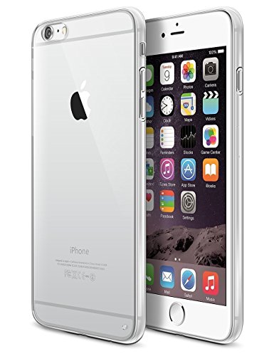 iPhone 6 Plus Case, LoHi®Apple iPhone 6 Plus Crystal Clear Case Soft [Adelomorphic Series] Slim Case Ultra Thin Protective Defender Bumper Cover Transparent Back Shell Skin Cases for iPhone 6 Plus 5.5 Inch (Transparent)
