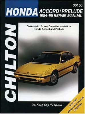 Honda Accord and Prelude, 1984-95 (Chilton's Total Car Care Repair Manuals)