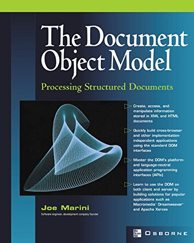 Document Object Model: Processing Structured Documents (One-Off) by Joe Marini