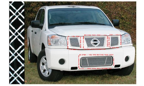 

NISSAN ARMADA 2004-2007 DUAL MESH CHROME GRILLE GRILL KIT