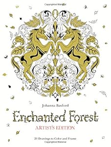 Enchanted Forest Artist's Edition: 20 Drawings to Color and Frame