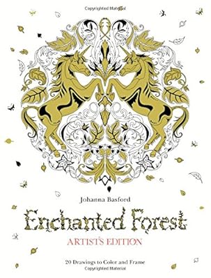 Enchanted Forest Artist's Edition: 20 Drawings to Color and Frame