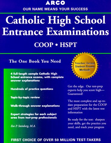 Catholic High School Entrance Examinations (Catholic High School Entrance Examinations, 10th ed) by Arco