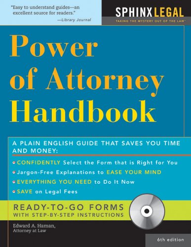 Power of Attorney Handbook, 6E by Edward A. Haman