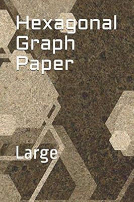 Hexagonal Graph Paper: Large (Chemistry)