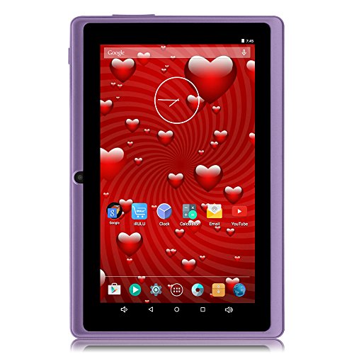 iRULU eXpro X1 7 Inch Google Android Tablet PC, 1024*600 Resolution, 8GB Nand Flash, Wi-Fi, Games, Dual Cameras (Purple)