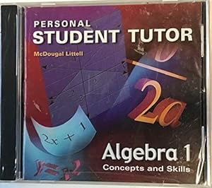 Algebra 1, Grade 8 Personal Student Tutor Cd-rom: Mcdougal Littell Concepts & Skills (Larson Alg Concpt & Skill)