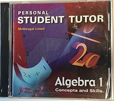 Algebra 1, Grade 8 Personal Student Tutor Cd-rom: Mcdougal Littell Concepts & Skills (Larson Alg Concpt & Skill)