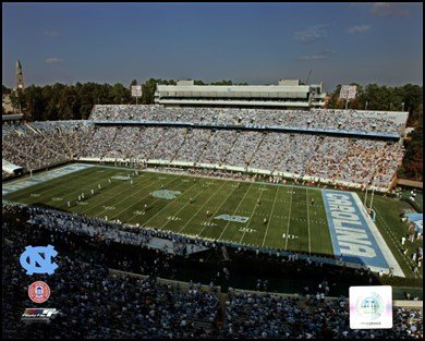 

Kenan Stadium, Tarheels 2005 - University of North Carolina Art Poster PRINT Unknown 10x8