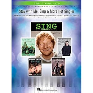 Hal Leonard Stay With Me, Sing & More Hot Singles for Easy Piano