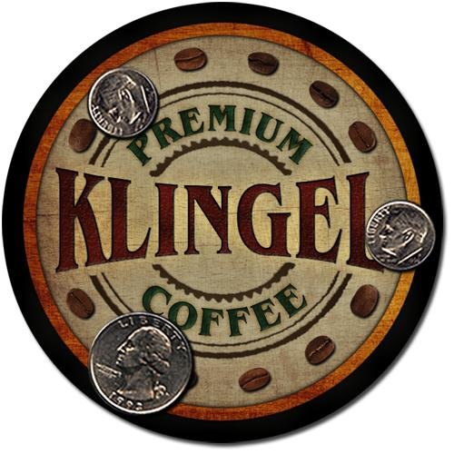 

Klingel Family Name Coffee Drink Coasters - 4 Pack