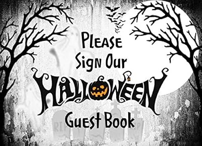 Halloween Guest Book: Halloween Party Guest List Sign In. Custom Design Interior To Set Your Party Mood. Ideal For Home, Office, Costume Party Memories