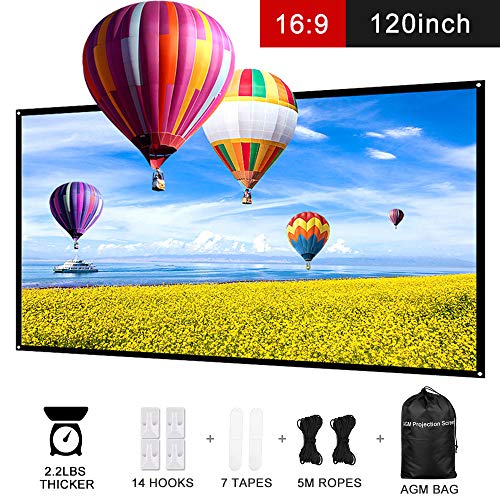 Algopix Similar Product 12 - Foldable Projector Screen AGM 169 HD