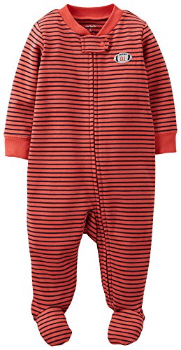 Carter's Baby Boys' Striped Footie (Baby) - Olive