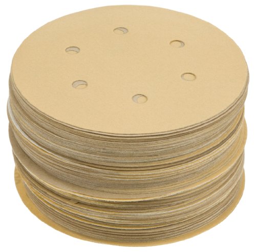 

Grizzly H6706 6-Inch Sanding Disc, A600-C Hand Length 6 Hole, 100-Piece