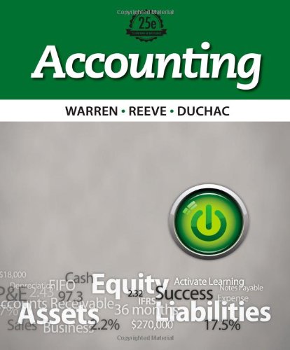 Accounting by Carl S. Warren
