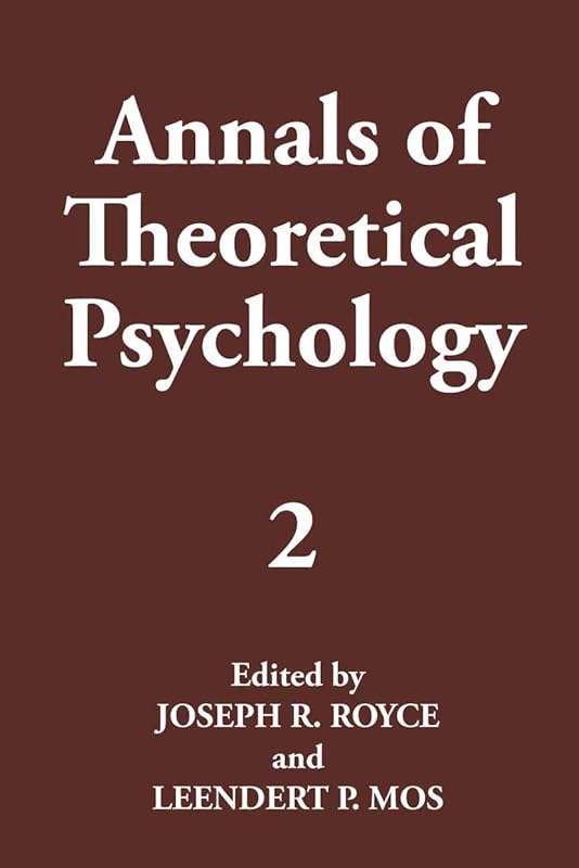 Annals of Theoretical Psychology: Volume 2 by Joseph R. Royce