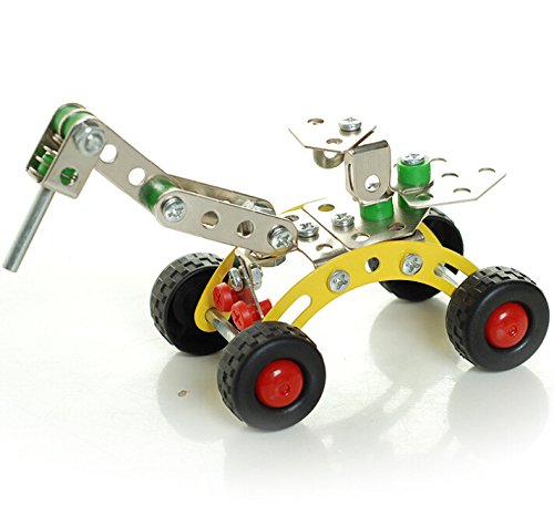 

KSB Metal Construction Toys,Metal Model Assembly Puzzle Building Block Set-- Construction vehicle