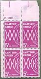 Stamps U.S Amateur Radio Scott 1260 BLOCK MNH