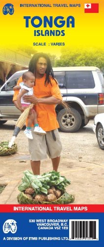 Algopix Similar Product 6 - Tonga Islands Travel Reference Map