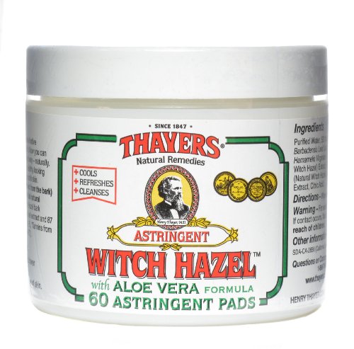 

Thayers Original Witch Hazel Astringent Pads with Aloe Vera Formula - 60 ct