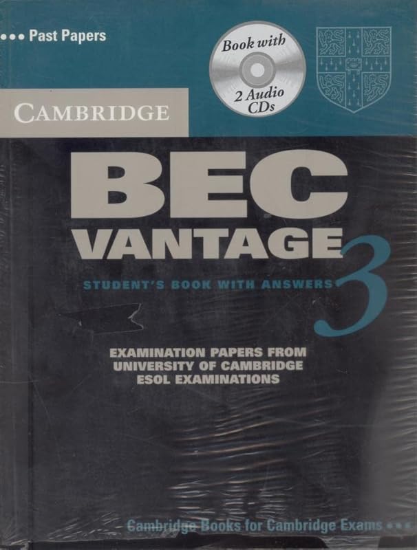 Cambridge BEC Vantage 3 Self Study Pack (BEC Practice Tests) by Cambridge ESOL