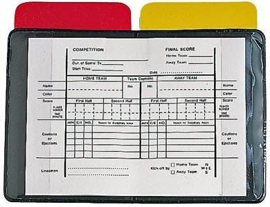 Champion Sports Referee Wallet With Cards & Pad