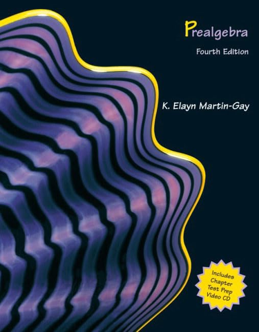 Prealgebra by Elayn Martin-Gay