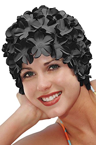 Original Sync Swimwear Petal Swim Caps I Vintage Retro Flower Bathing Cap