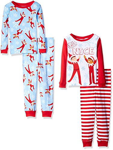 Elf on the Shelf Little Boys' Holiday Stripes Two-Piece Pajama Set