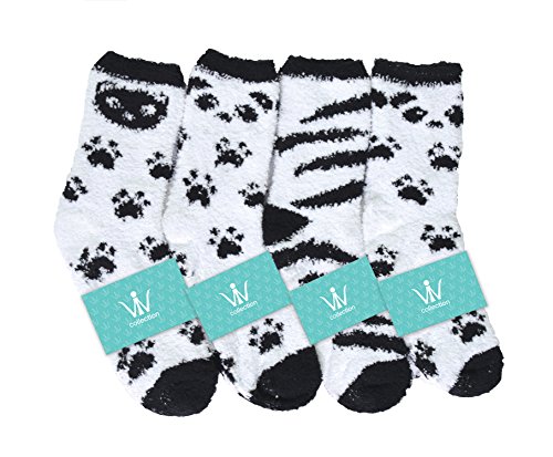 Algopix Similar Product 4 - Fluffy Soft Warm Fuzzy Winter Slipper