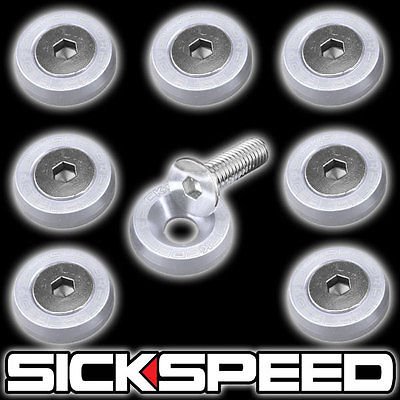 

8 Pc Polished 5Mm Windscreen Fender Washer Bolt Kit For Motorcycle Windshield for BMW R1100R