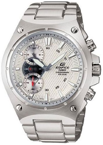 Casio Men's Stainless Steel Edifice Quartz ChronoMulti Hand EF537D