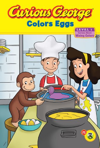 Curious George Colors Eggs by H. A. Rey