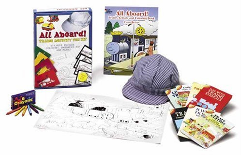 All Aboard! Trains Activity Fun Kit by Dover