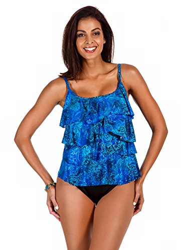 Miraclesuit Women's Tangier Print Classic Bra Tankini Top