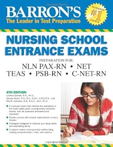 Barron's Nursing School Entrance Exams, 4th Edition by Corinne Grimes  R.N.  Ph.D. 
			
			
		
		
		
       	 
       		
       			,