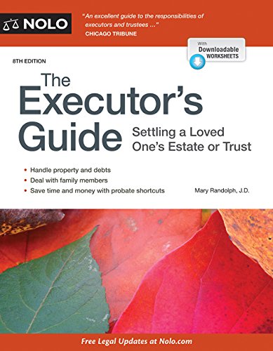 Algopix Similar Product 2 - Executors Guide The Settling a Loved