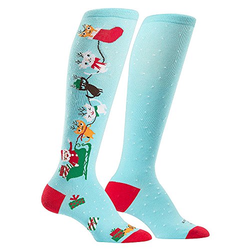 Sock It To Me Jingle Cats Knee High Socks