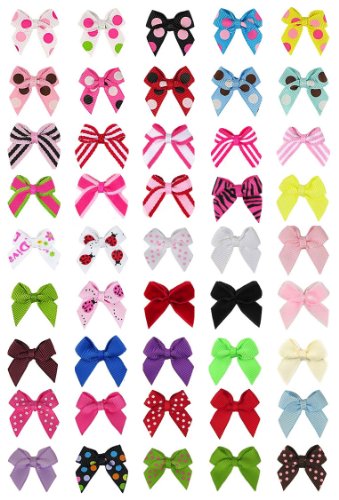 Hip Girl Boutique No Clip Baby Ribbon Hair Bows-Baby Shower Gift!