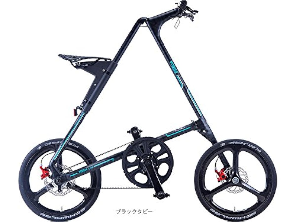 [해외] STRIDA 스트 rider SX-LIMITED 접이식 자전거18” 블랙 버선―