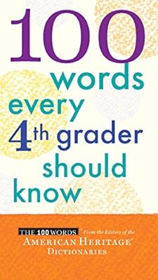 100 Words Every Fourth Grader Should Know