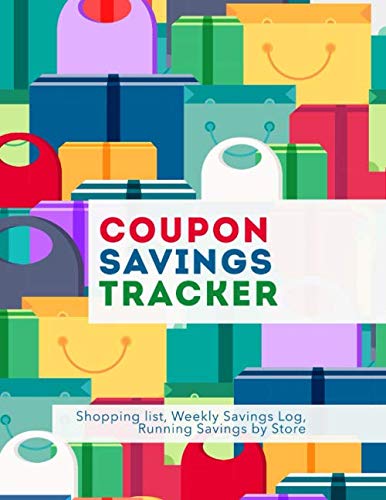 Coupon Savings Tracker - Shopping list, weekly savings log, running savings by store by Couponers Queen