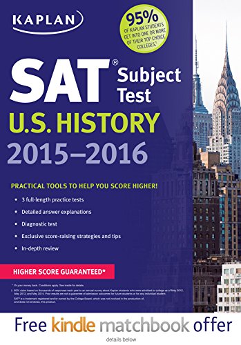 Kaplan SAT Subject Test U.S. History 2015-2016 by Kaplan